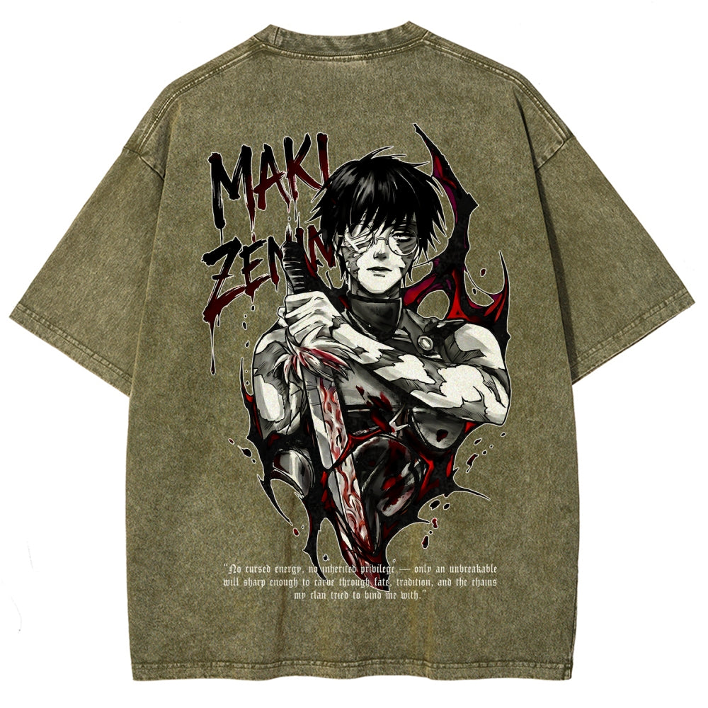 Jujutsu Kaisen Unisex Fit Washed T-Shirt 2602007506