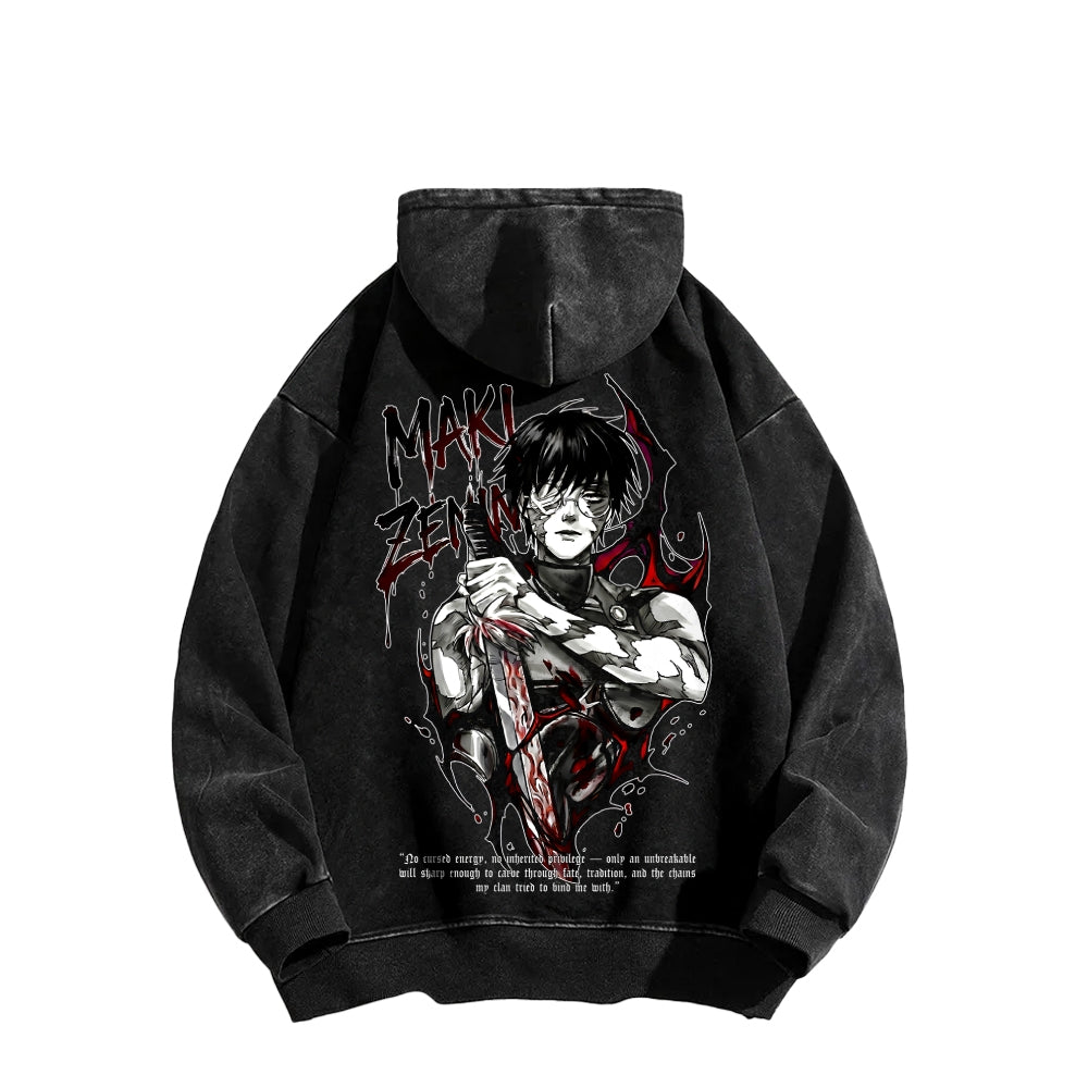 Jujutsu Kaisen Unisex Washed Hoodie 2602007534