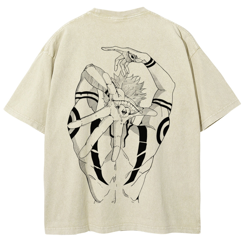 Jujutsu Kaisen Unisex Fit Washed T-Shirt 2602008468
