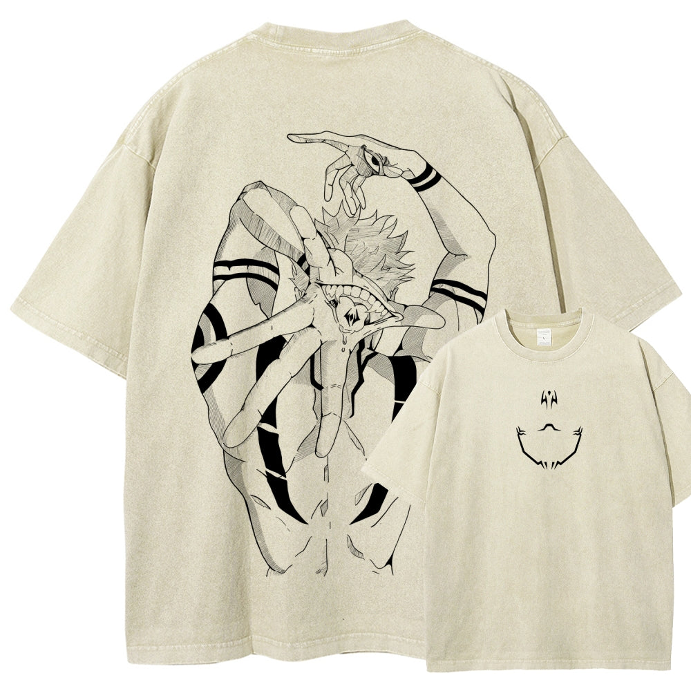 Jujutsu Kaisen Unisex Fit Washed T-Shirt 2602008468