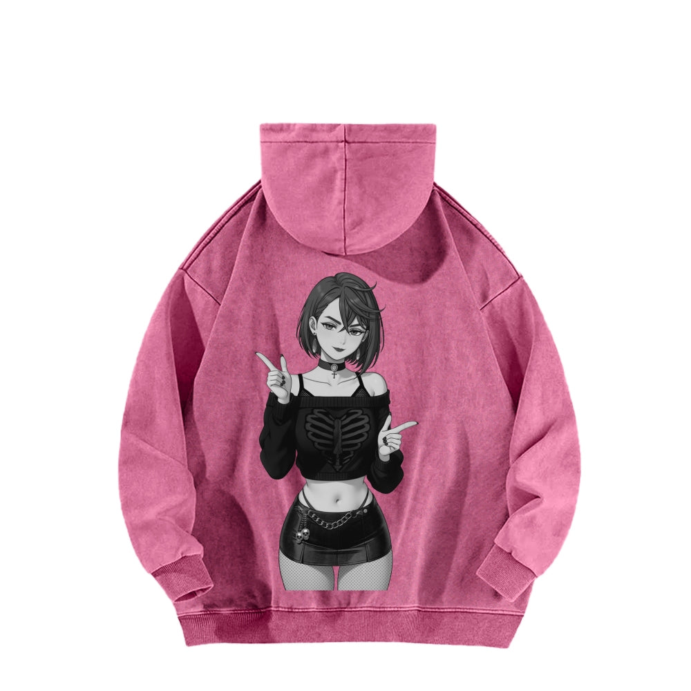 Dandadan Unisex Washed Hoodie 2602008710