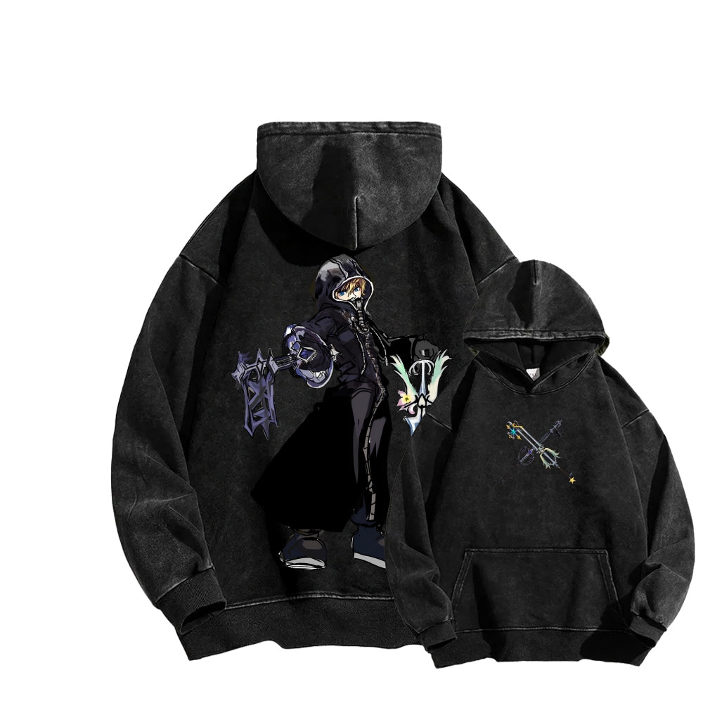 Kingdom Hearts Unisex Washed Hoodie 2602009494