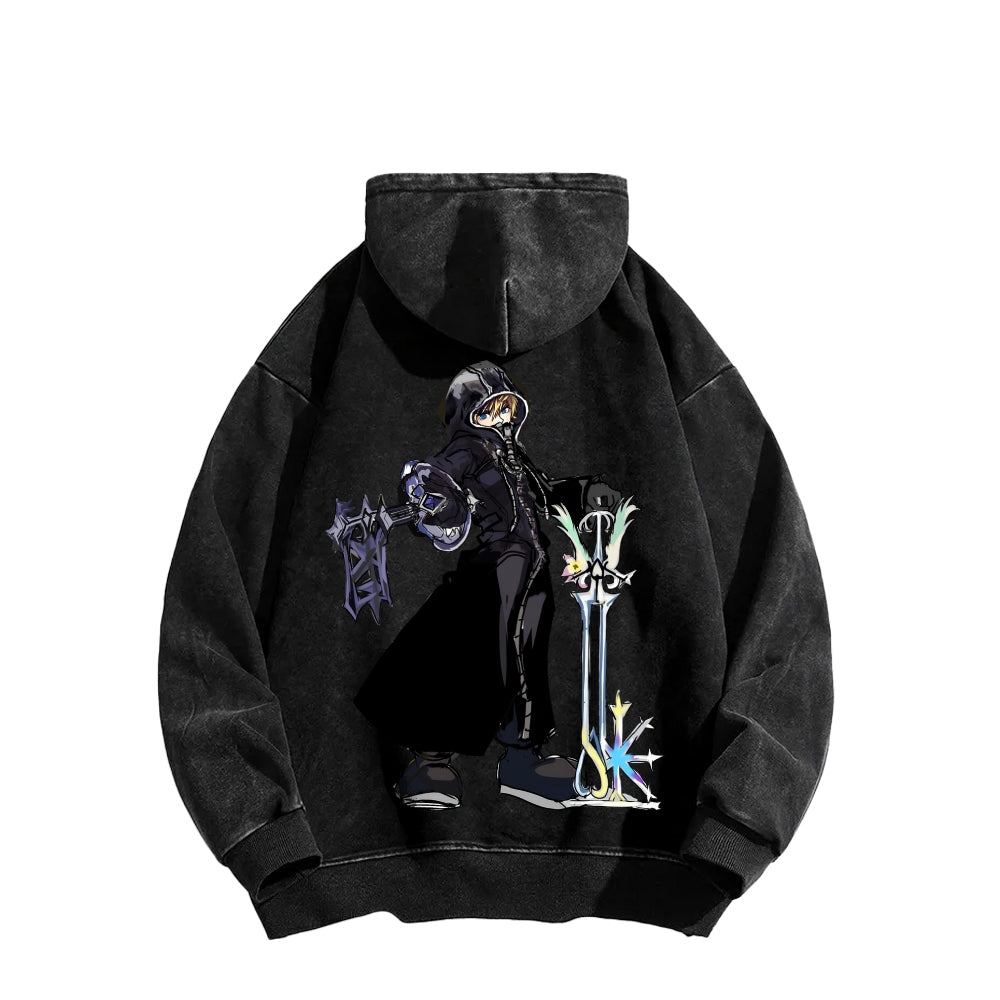 Kingdom Hearts Unisex Washed Hoodie 2602009494