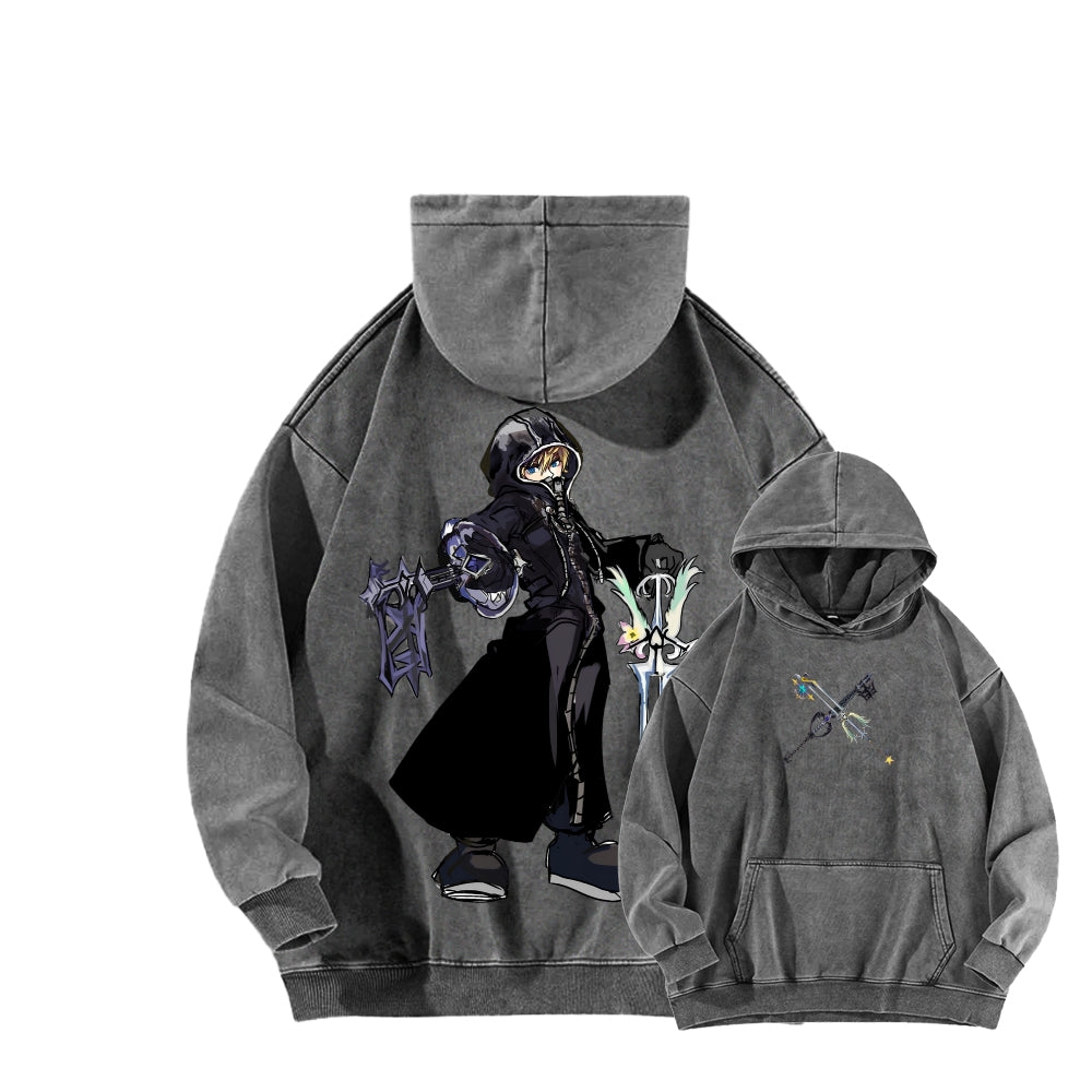 Kingdom Hearts Unisex Washed Hoodie 2602009494