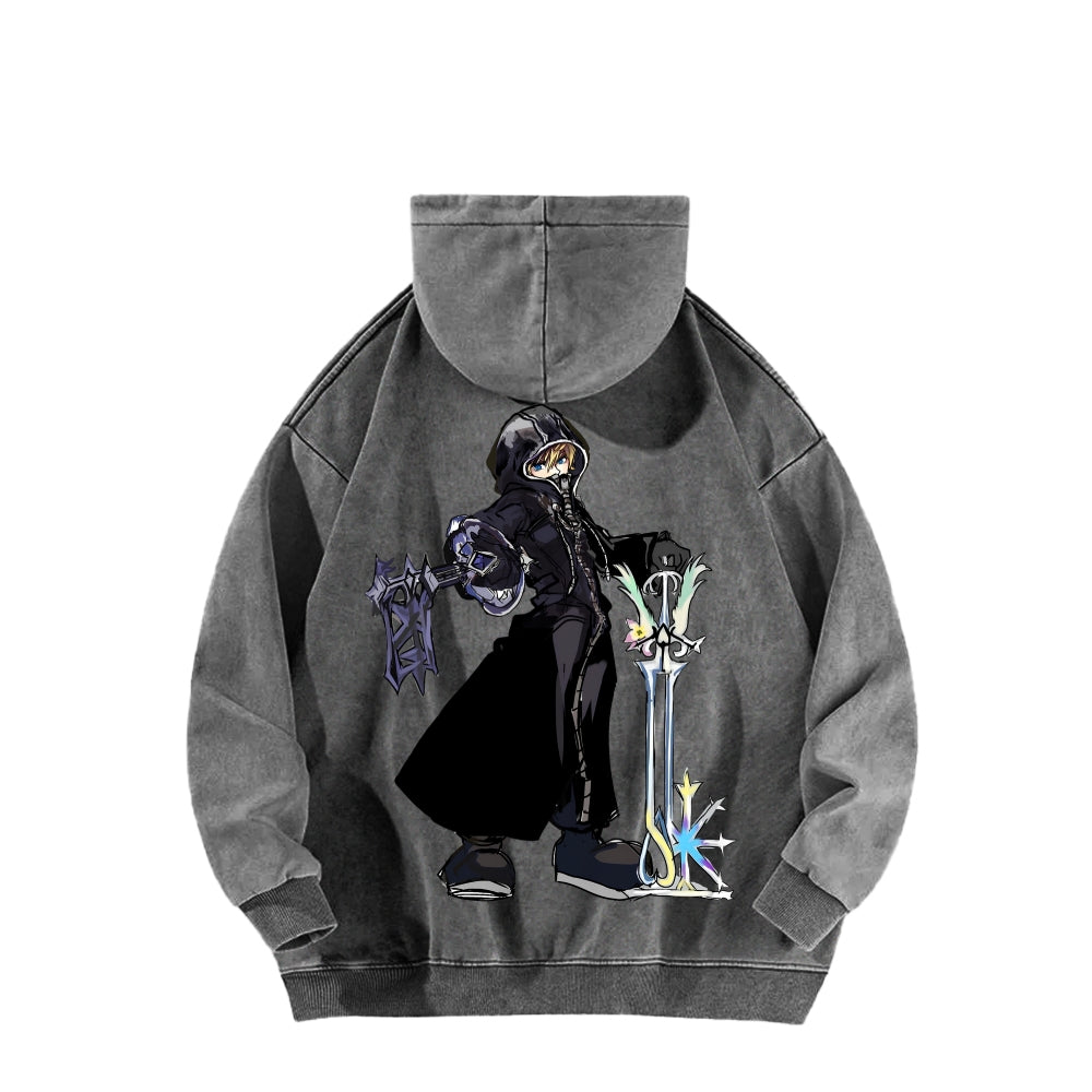 Kingdom Hearts Unisex Washed Hoodie 2602009494