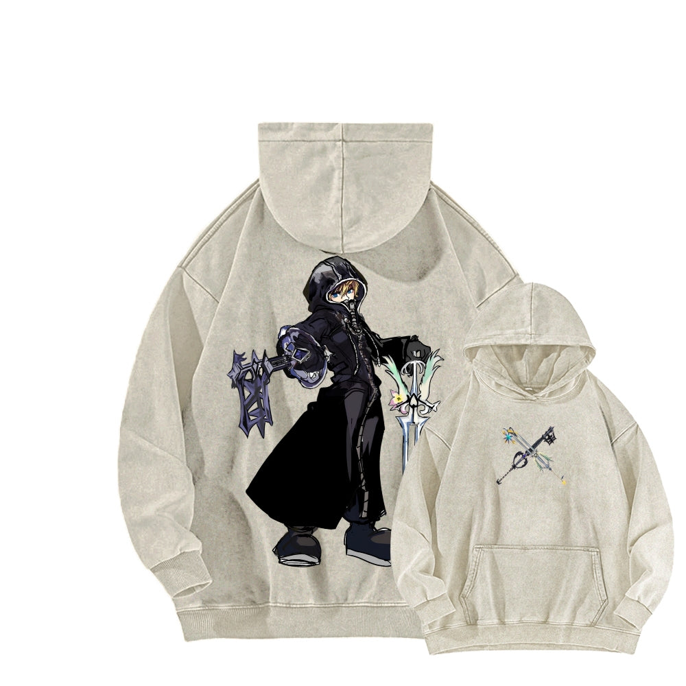 Kingdom Hearts Unisex Washed Hoodie 2602009494