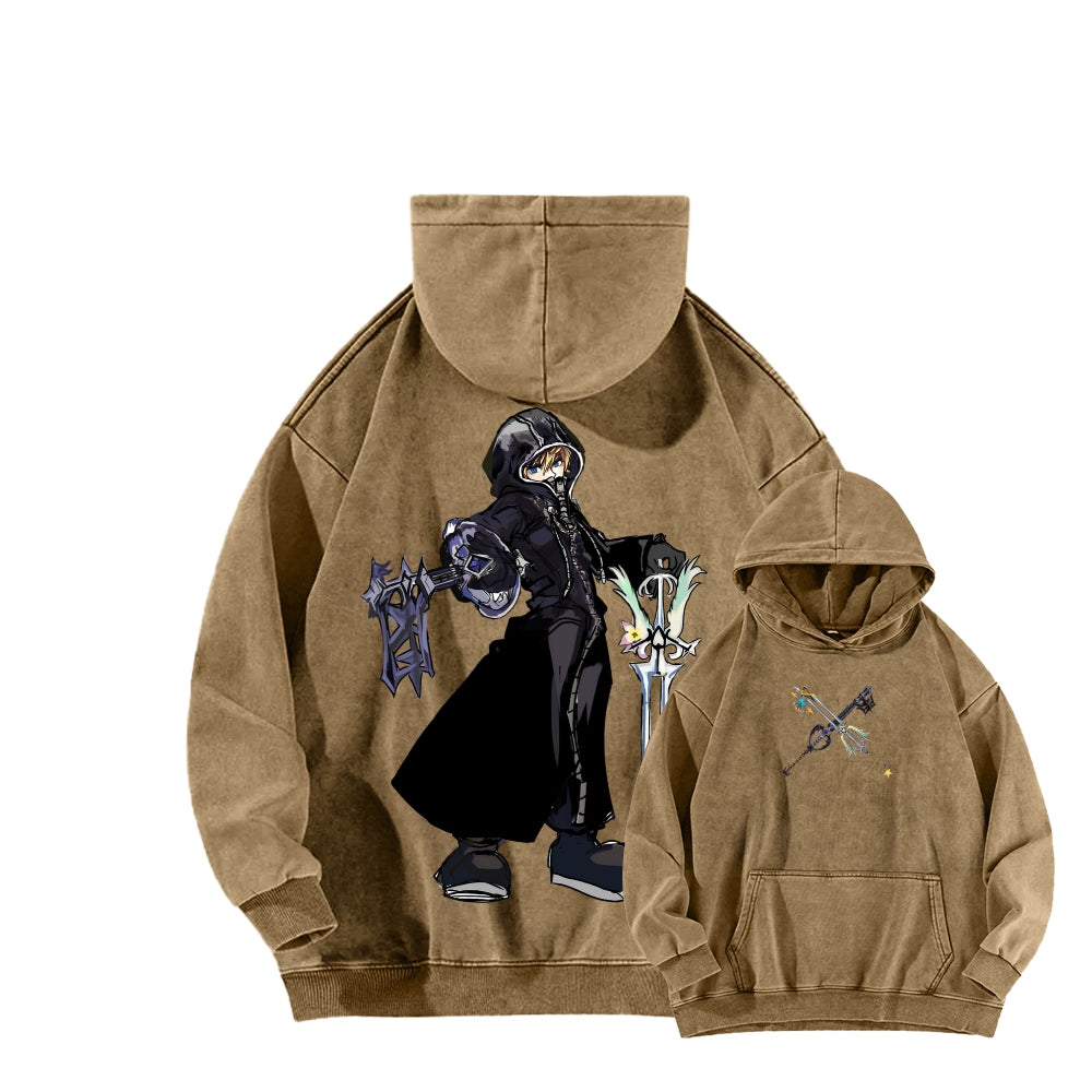 Kingdom Hearts Unisex Washed Hoodie 2602009494