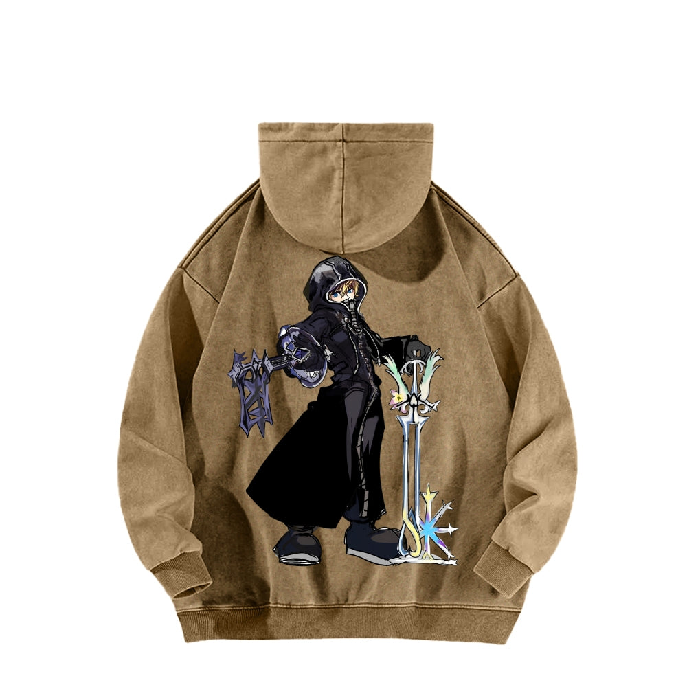 Kingdom Hearts Unisex Washed Hoodie 2602009494