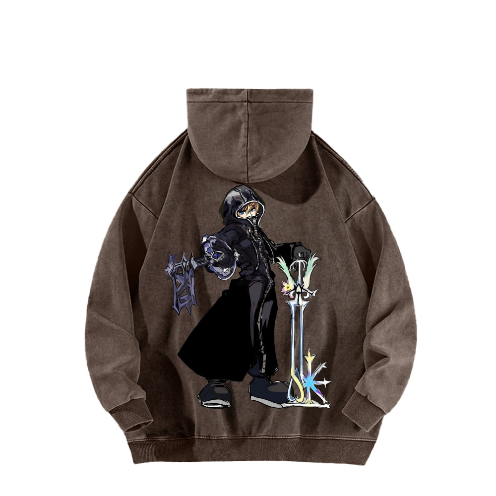 Kingdom Hearts Unisex Washed Hoodie 2602009494