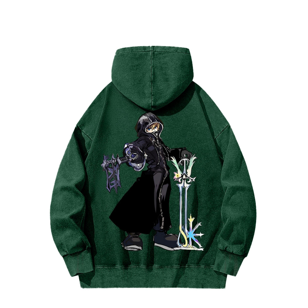 Kingdom Hearts Unisex Washed Hoodie 2602009494