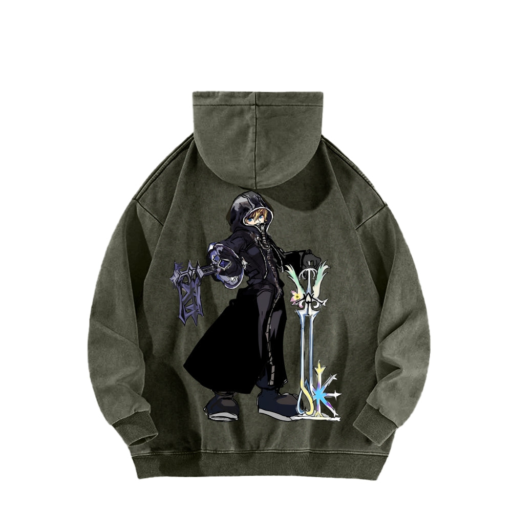 Kingdom Hearts Unisex Washed Hoodie 2602009494