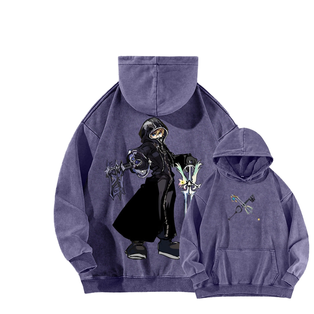 Kingdom Hearts Unisex Washed Hoodie 2602009494