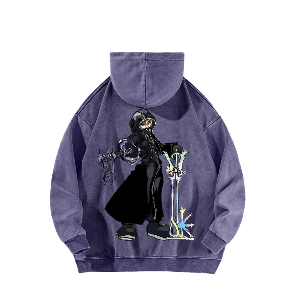Kingdom Hearts Unisex Washed Hoodie 2602009494