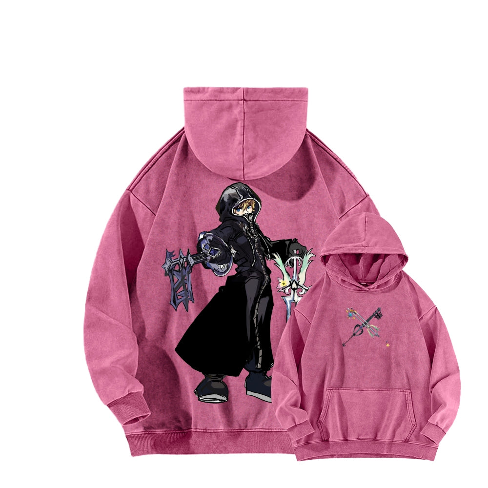 Kingdom Hearts Unisex Washed Hoodie 2602009494