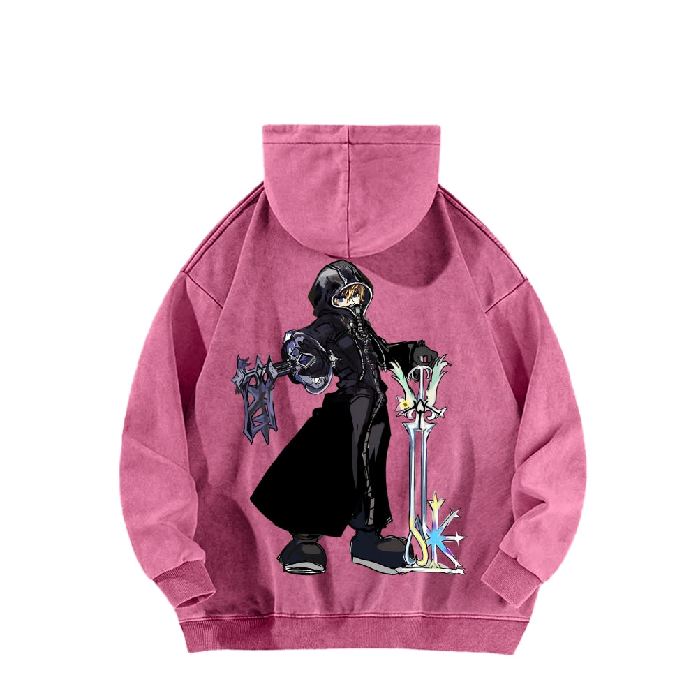 Kingdom Hearts Unisex Washed Hoodie 2602009494