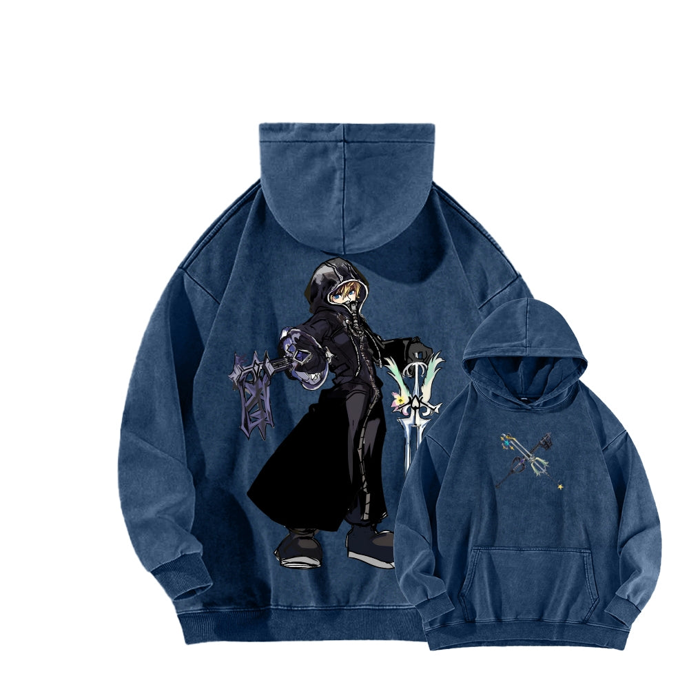 Kingdom Hearts Unisex Washed Hoodie 2602009494