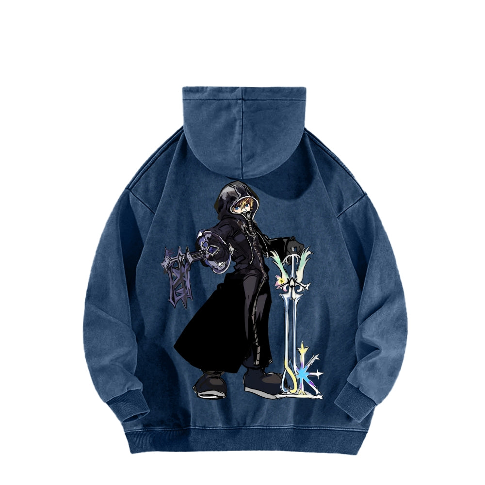 Kingdom Hearts Unisex Washed Hoodie 2602009494