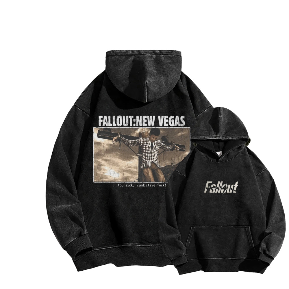 Fallout Unisex Washed Hoodie 2602009509