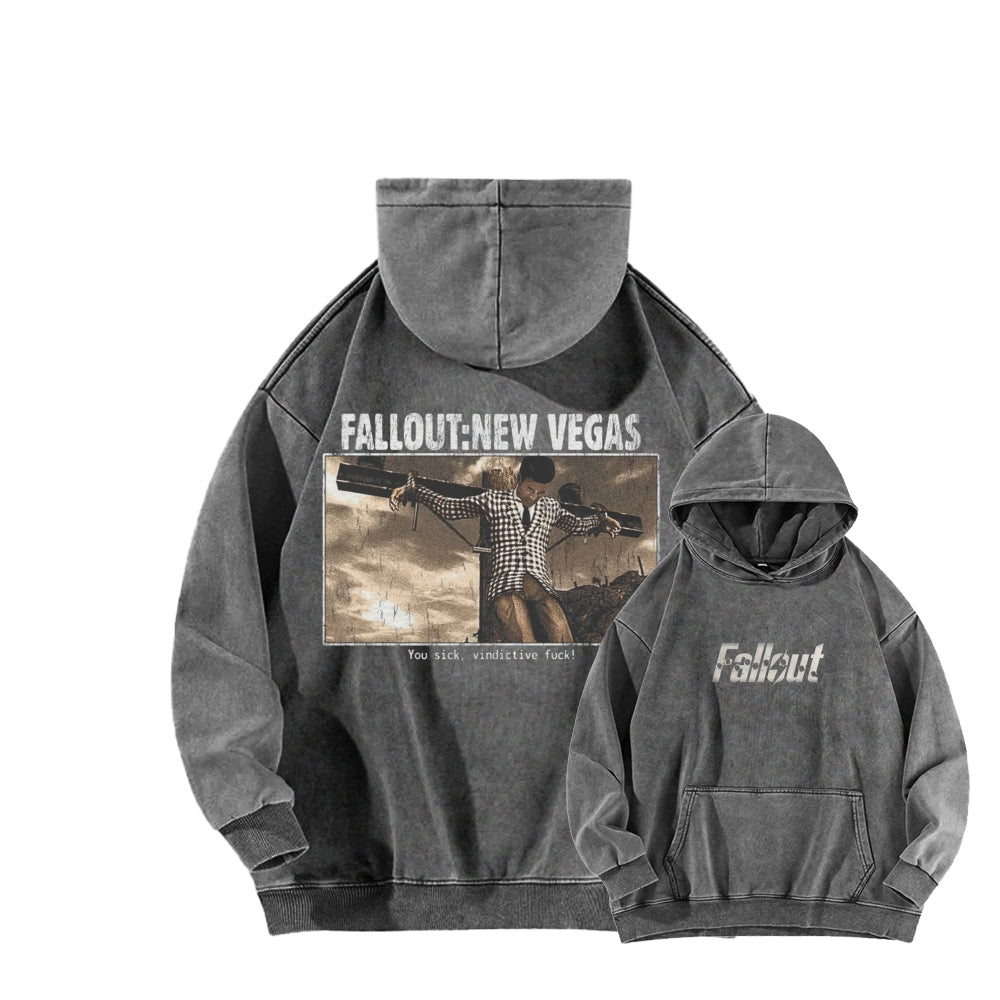 Fallout Unisex Washed Hoodie 2602009509