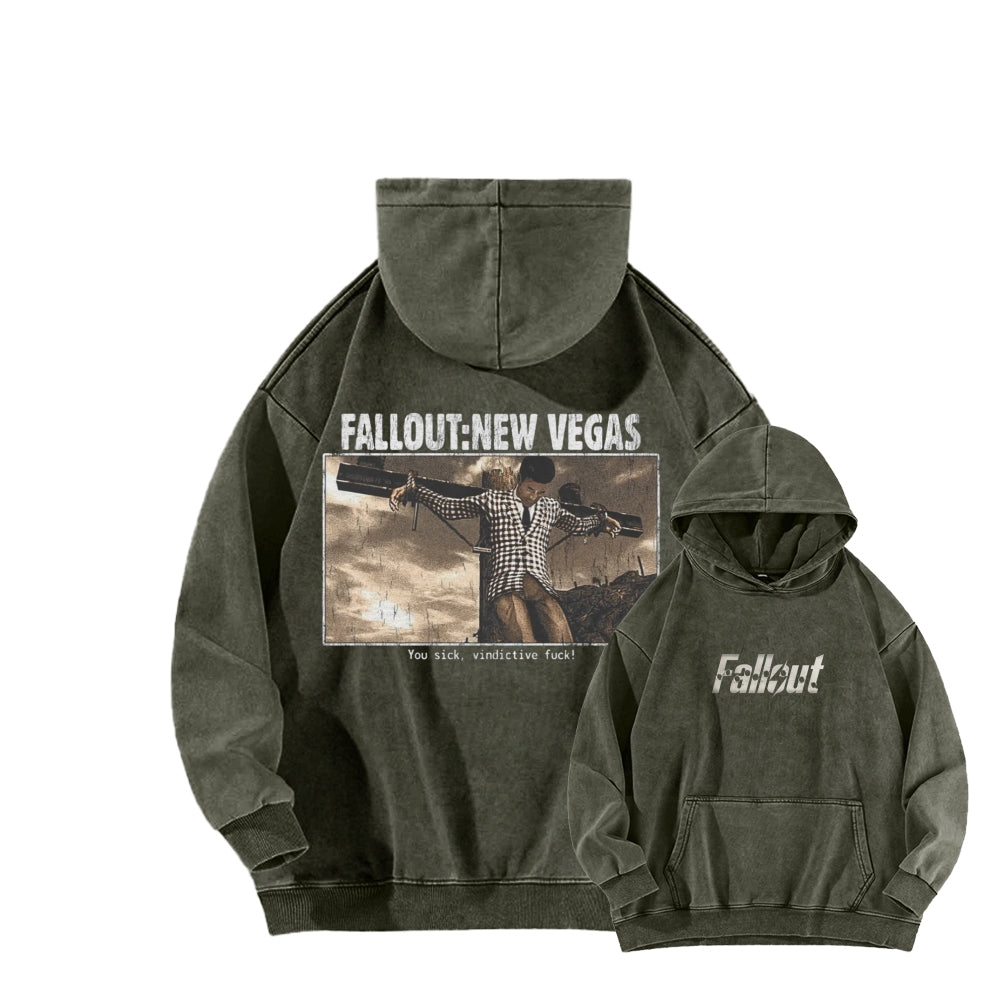 Fallout Unisex Washed Hoodie 2602009509