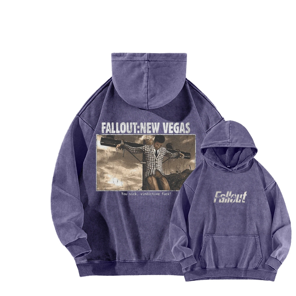Fallout Unisex Washed Hoodie 2602009509