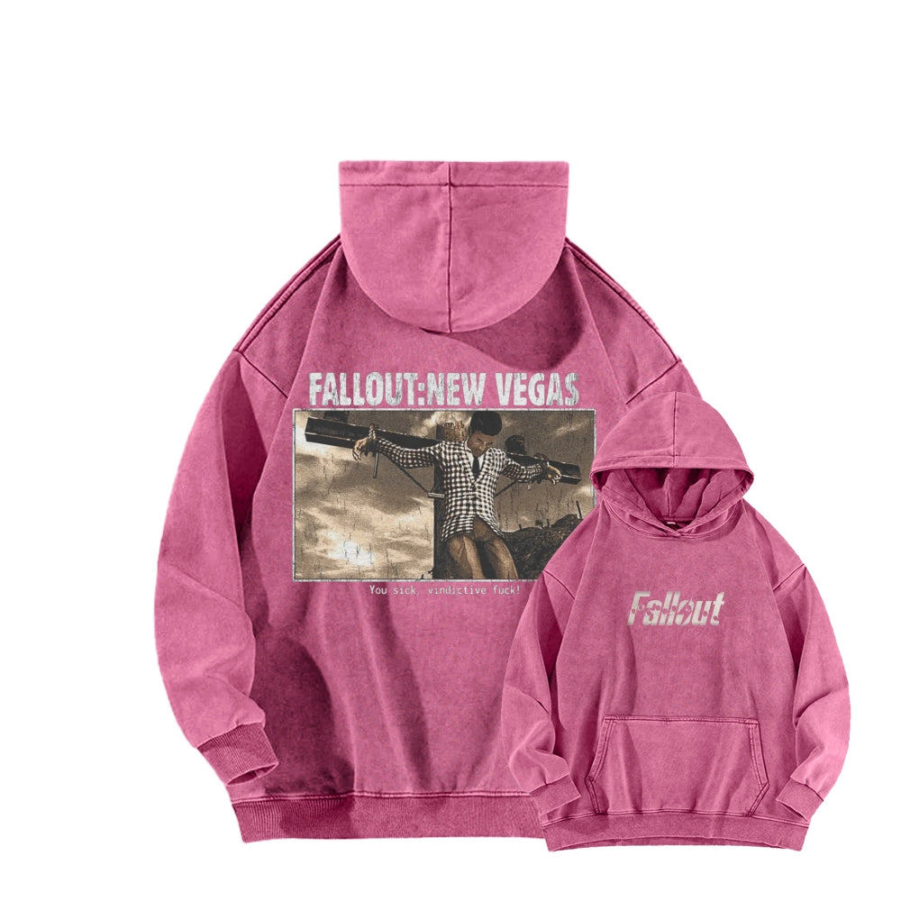 Fallout Unisex Washed Hoodie 2602009509