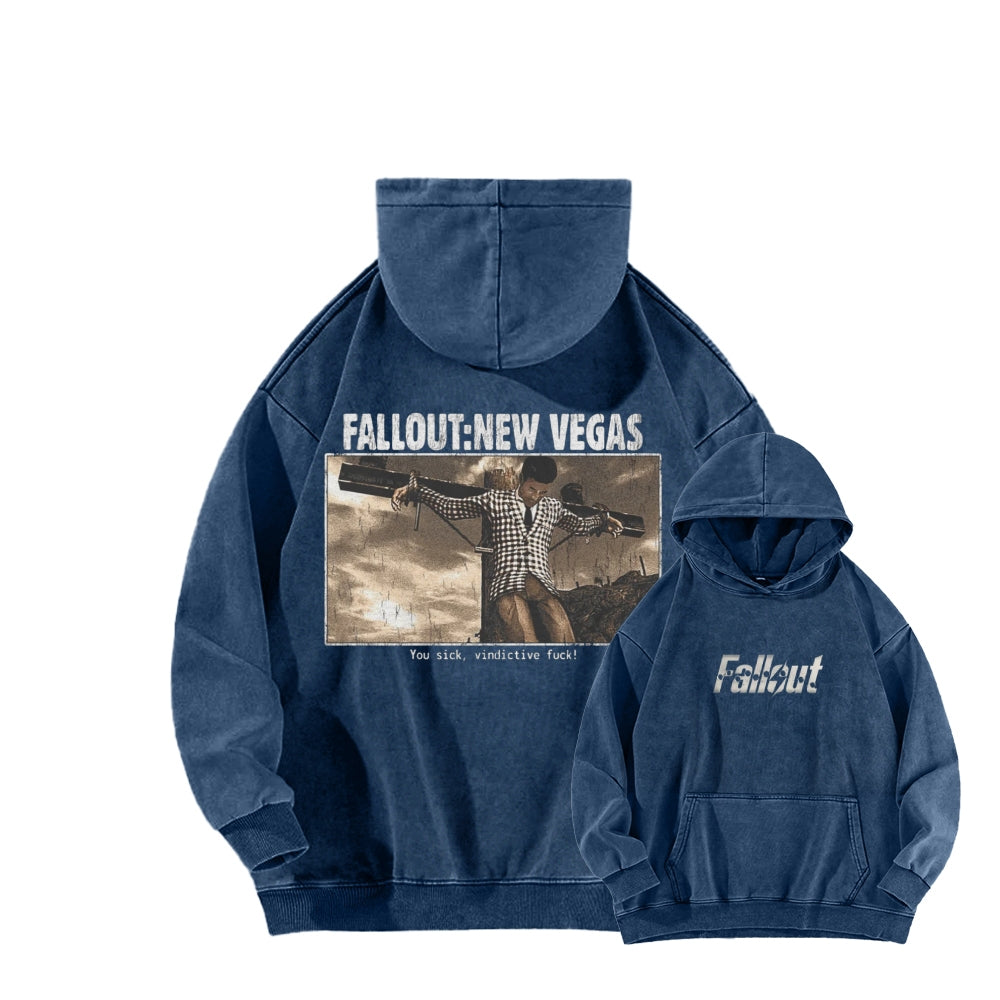 Fallout Unisex Washed Hoodie 2602009509