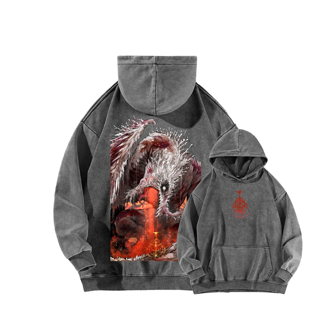 Elden Ring Unisex Washed Hoodie 2602010890