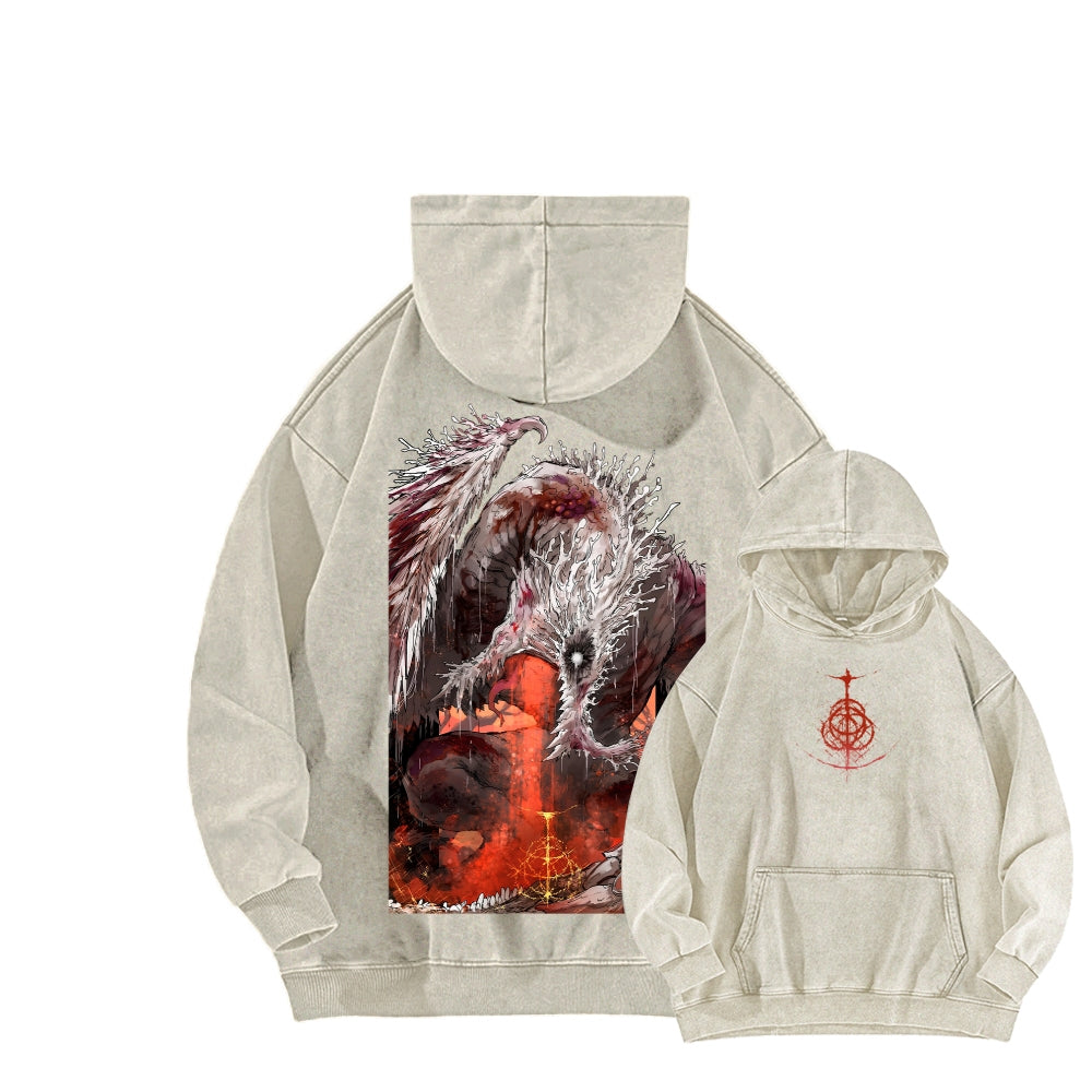Elden Ring Unisex Washed Hoodie 2602010890