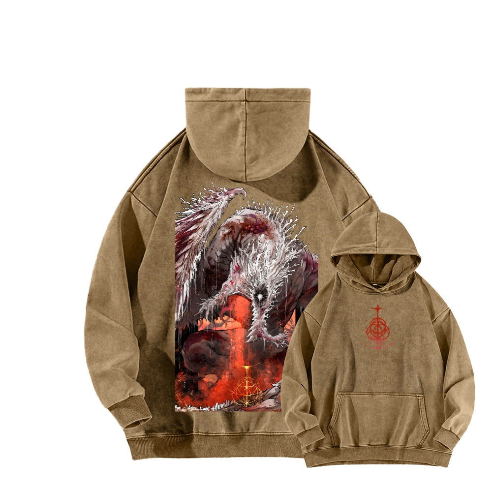 Elden Ring Unisex Washed Hoodie 2602010890