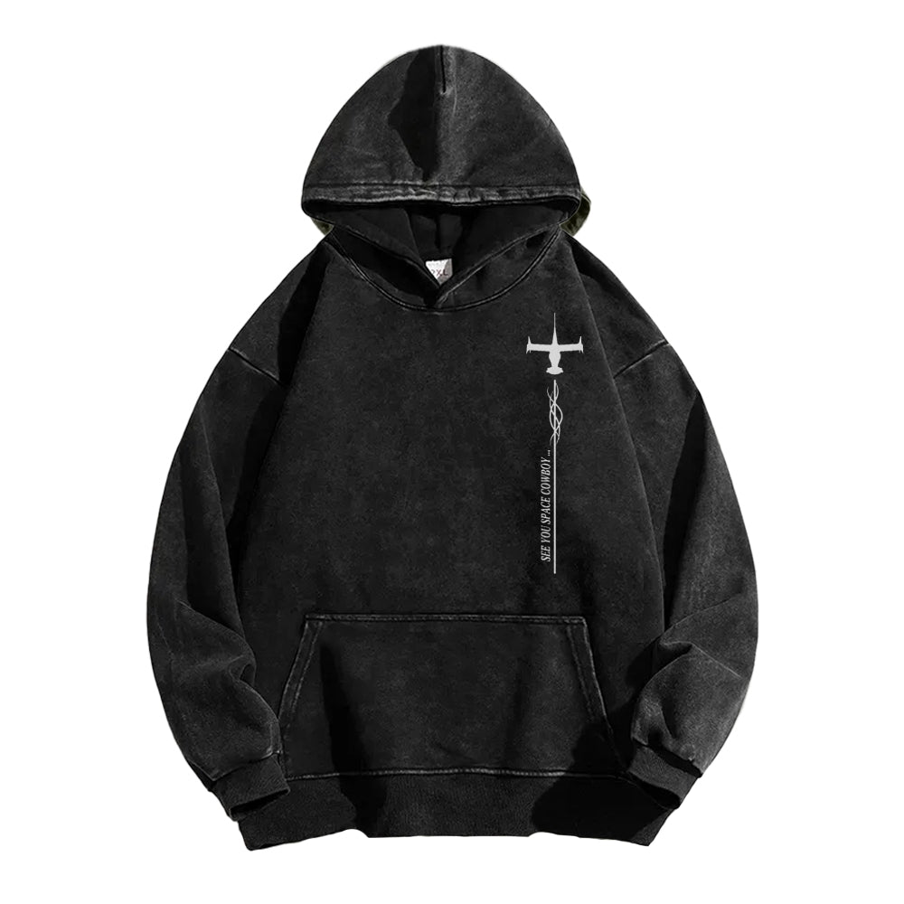 Cowboy Bebop Unisex Washed Hoodie 2602012229