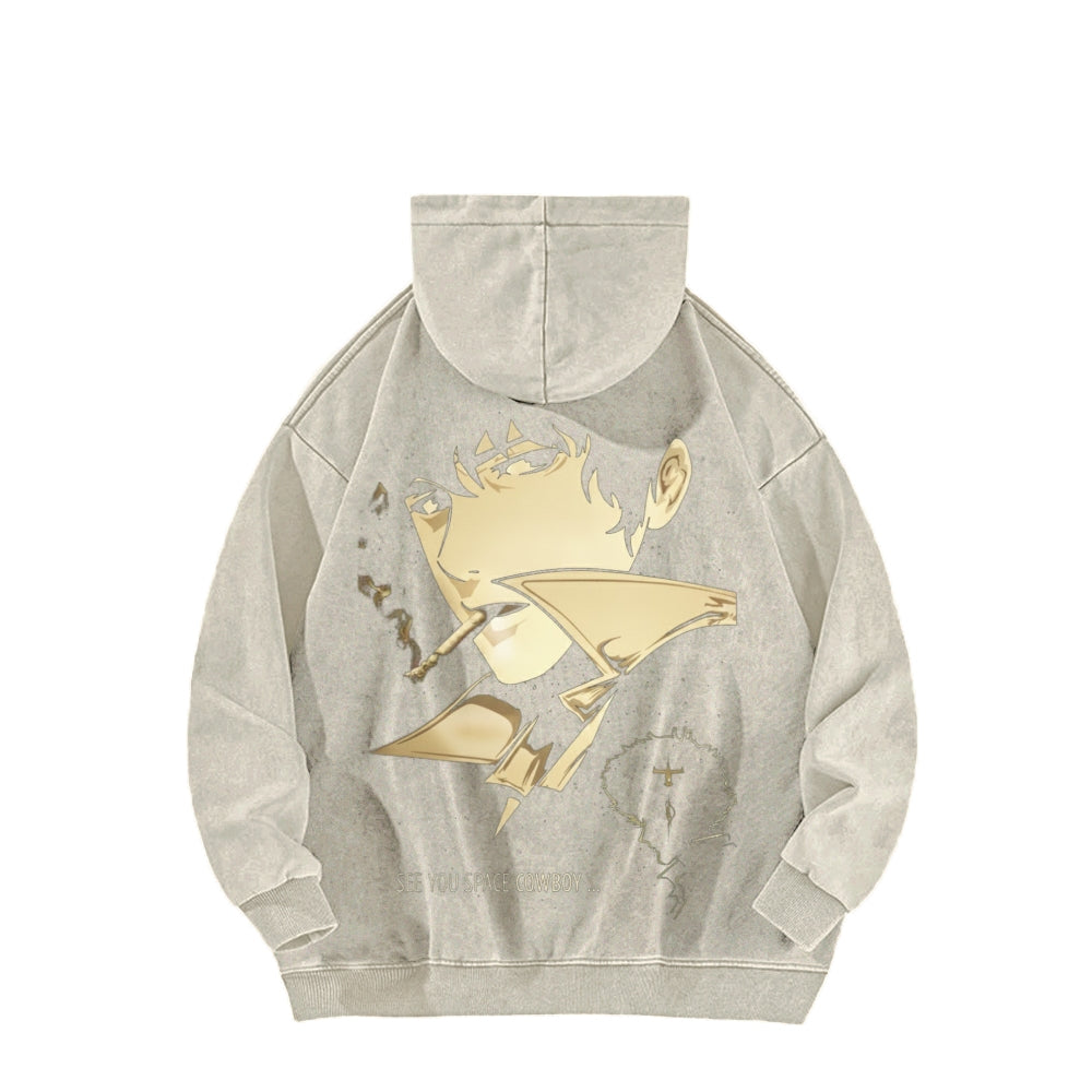 Cowboy Bebop Unisex Washed Hoodie 2602012229