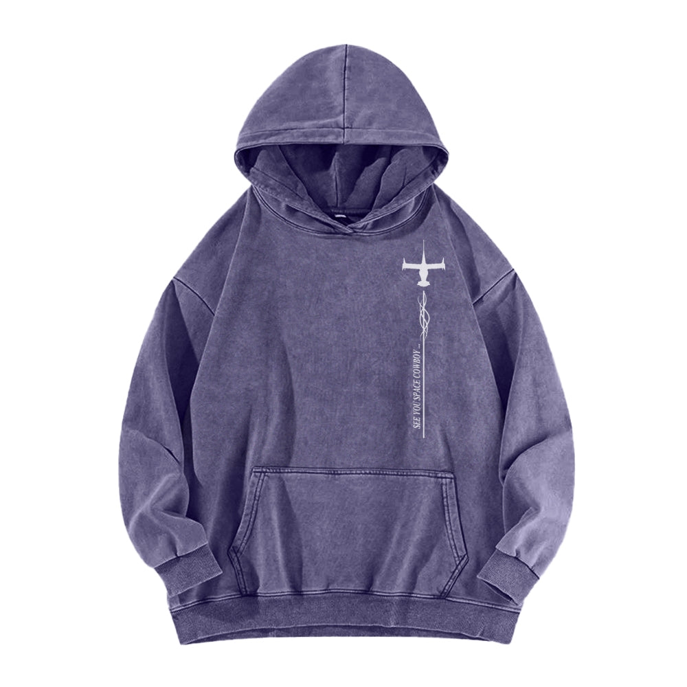 Cowboy Bebop Unisex Washed Hoodie 2602012229
