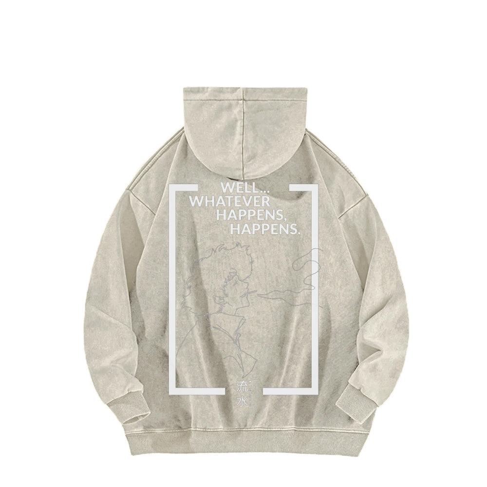 Cowboy Bebop Unisex Washed Hoodie 2602012249