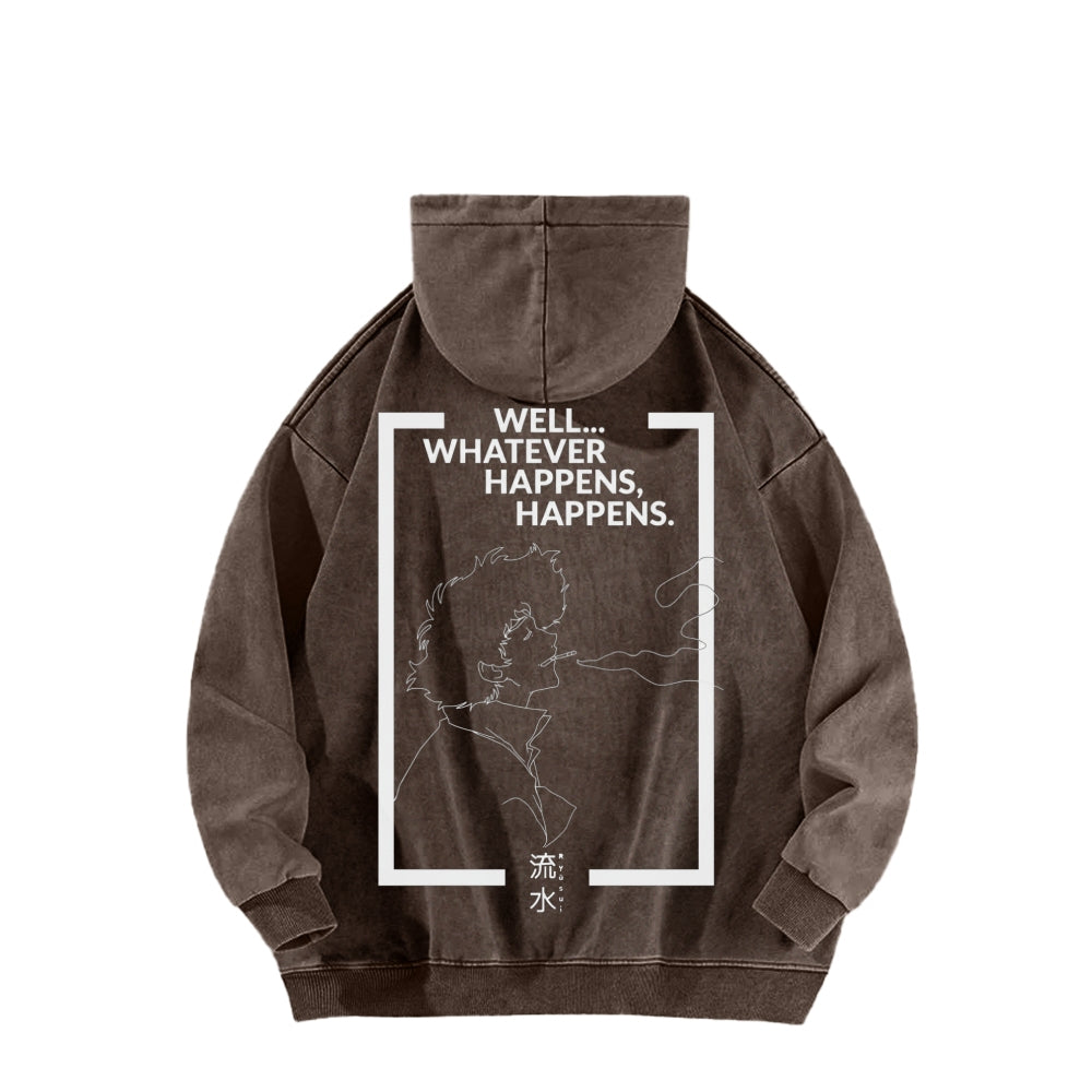 Cowboy Bebop Unisex Washed Hoodie 2602012249