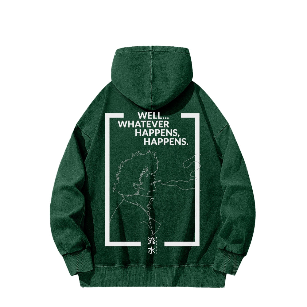 Cowboy Bebop Unisex Washed Hoodie 2602012249