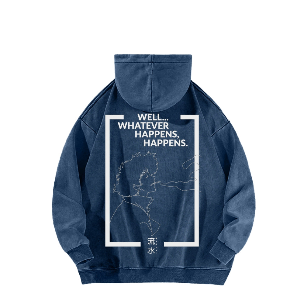 Cowboy Bebop Unisex Washed Hoodie 2602012249