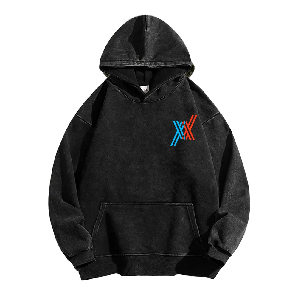 Darling in the Franxx Unisex Washed Hoodie 2602013437