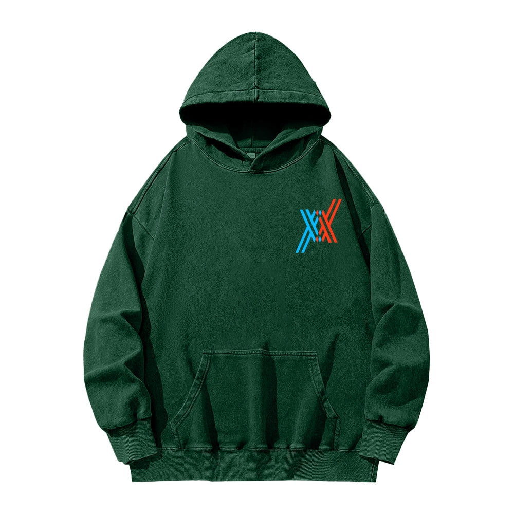 Darling in the Franxx Unisex Washed Hoodie 2602013437