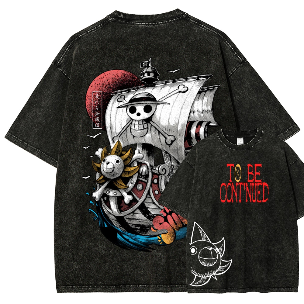 One Piece Unisex Fit Washed T-Shirt 2603000489
