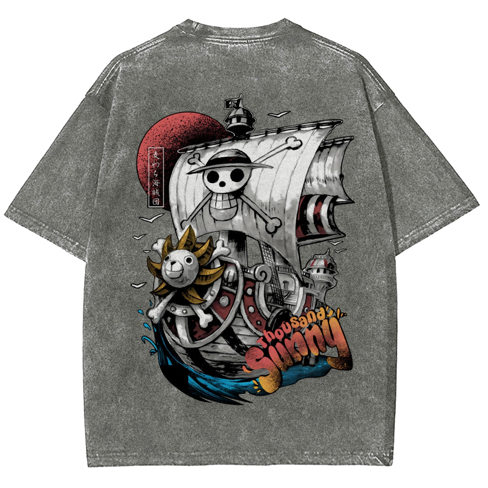 One Piece Unisex Fit Washed T-Shirt 2603000489