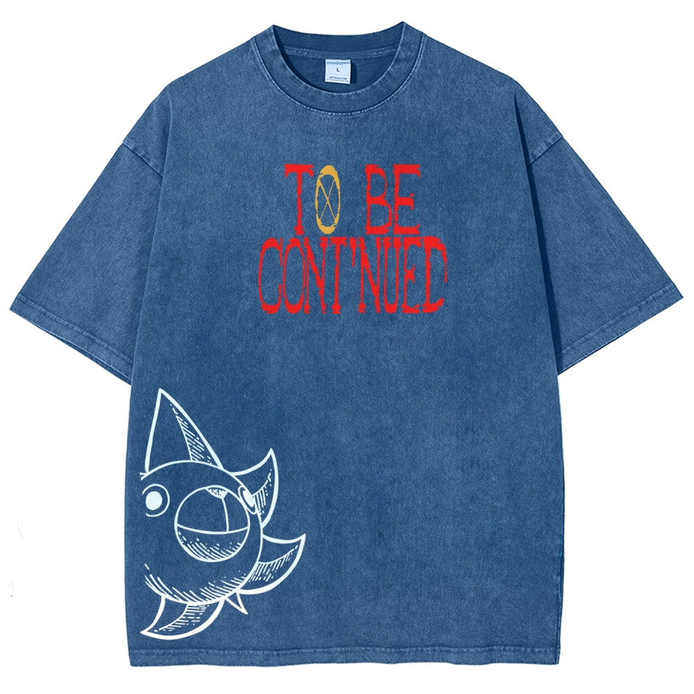 One Piece Unisex Fit Washed T-Shirt 2603000489