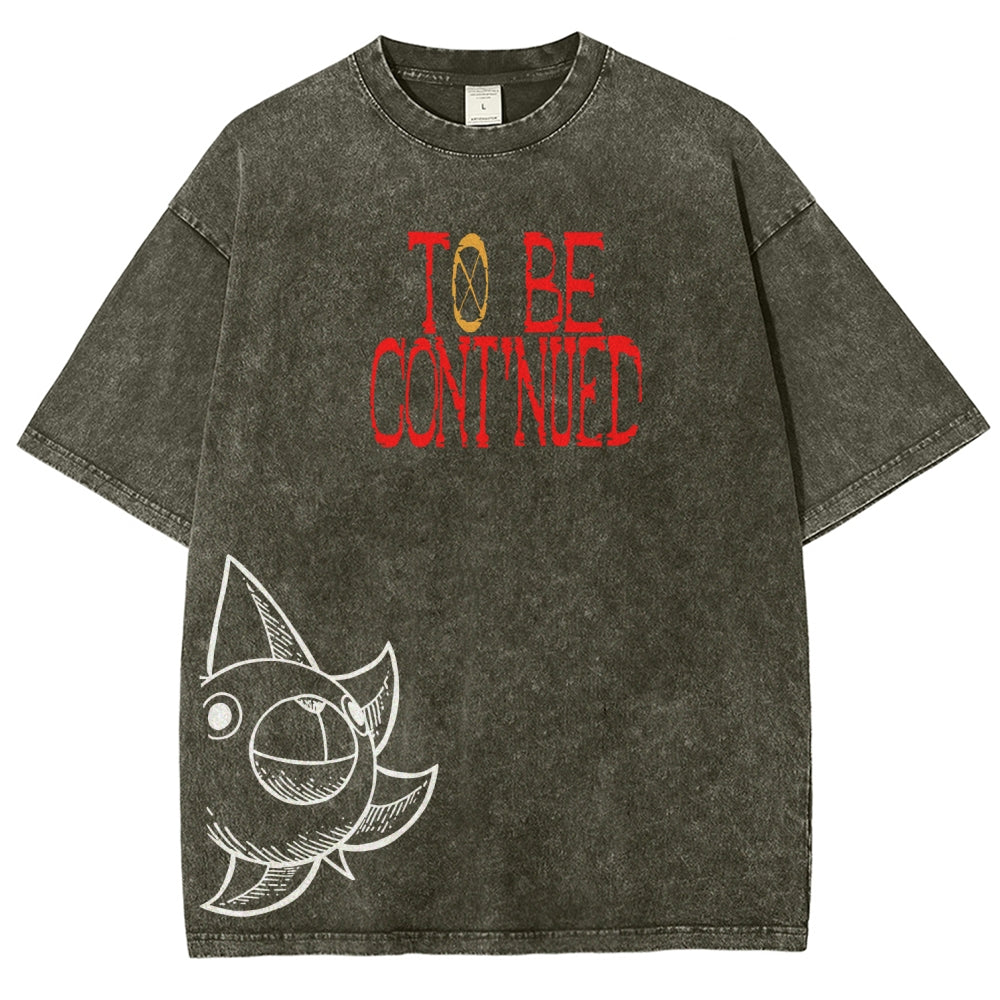 One Piece Unisex Fit Washed T-Shirt 2603000489