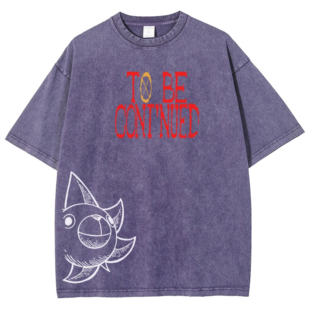 One Piece Unisex Fit Washed T-Shirt 2603000489
