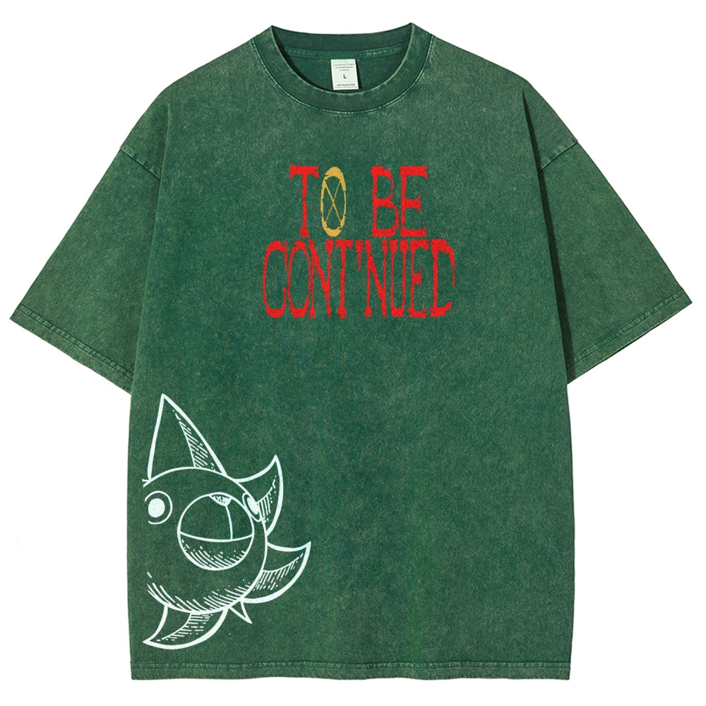 One Piece Unisex Fit Washed T-Shirt 2603000489