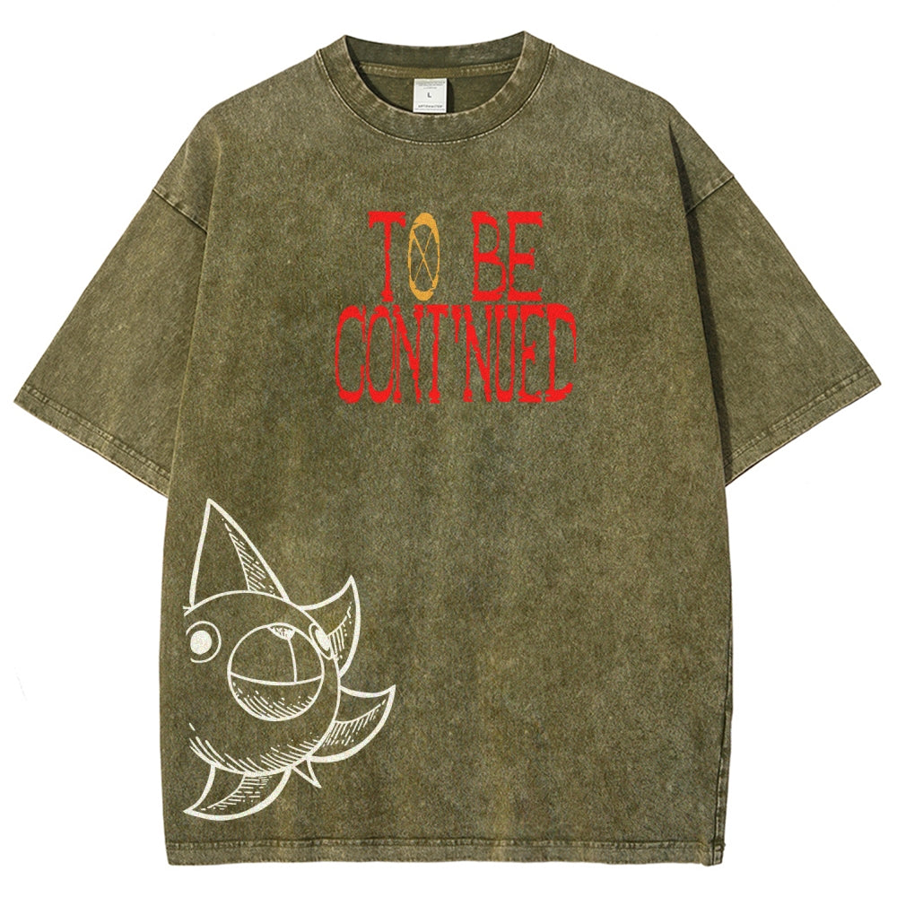 One Piece Unisex Fit Washed T-Shirt 2603000489