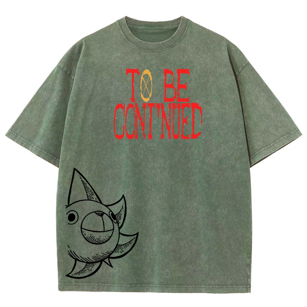 One Piece Unisex Fit Washed T-Shirt 2603000489