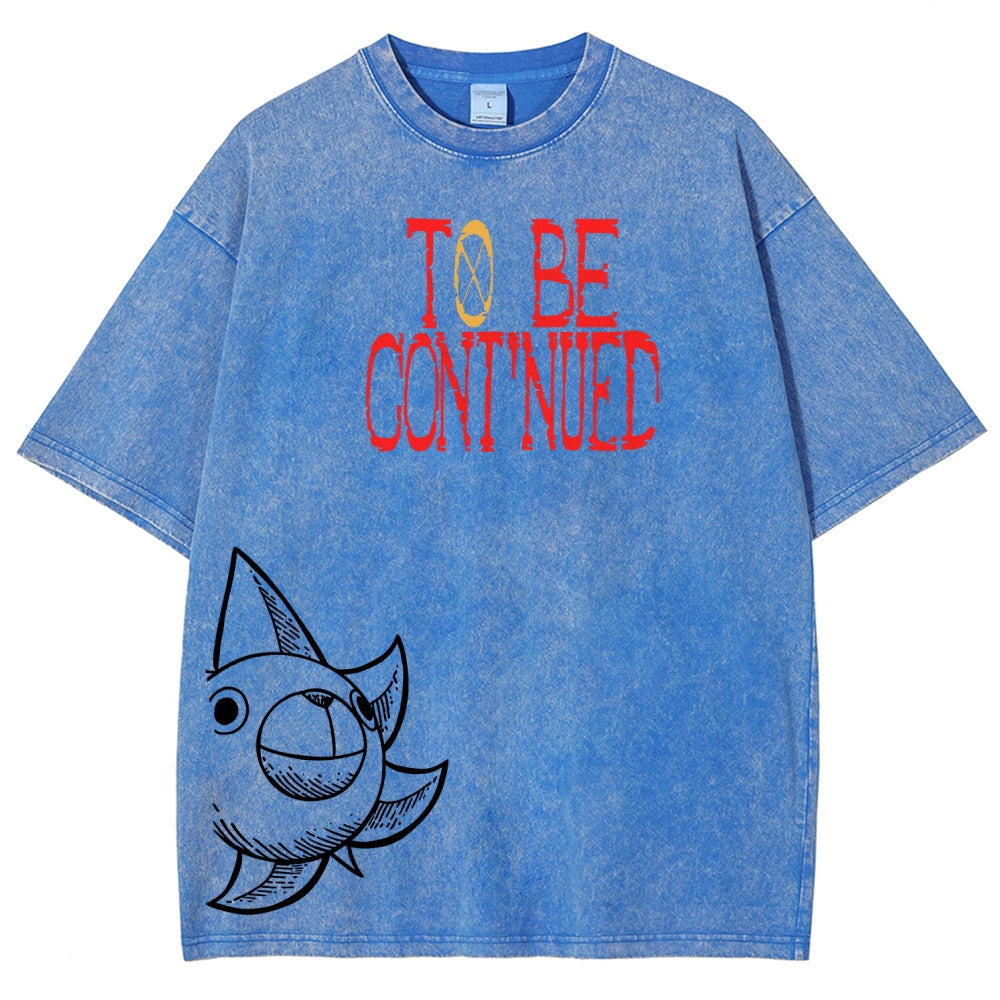 One Piece Unisex Fit Washed T-Shirt 2603000489