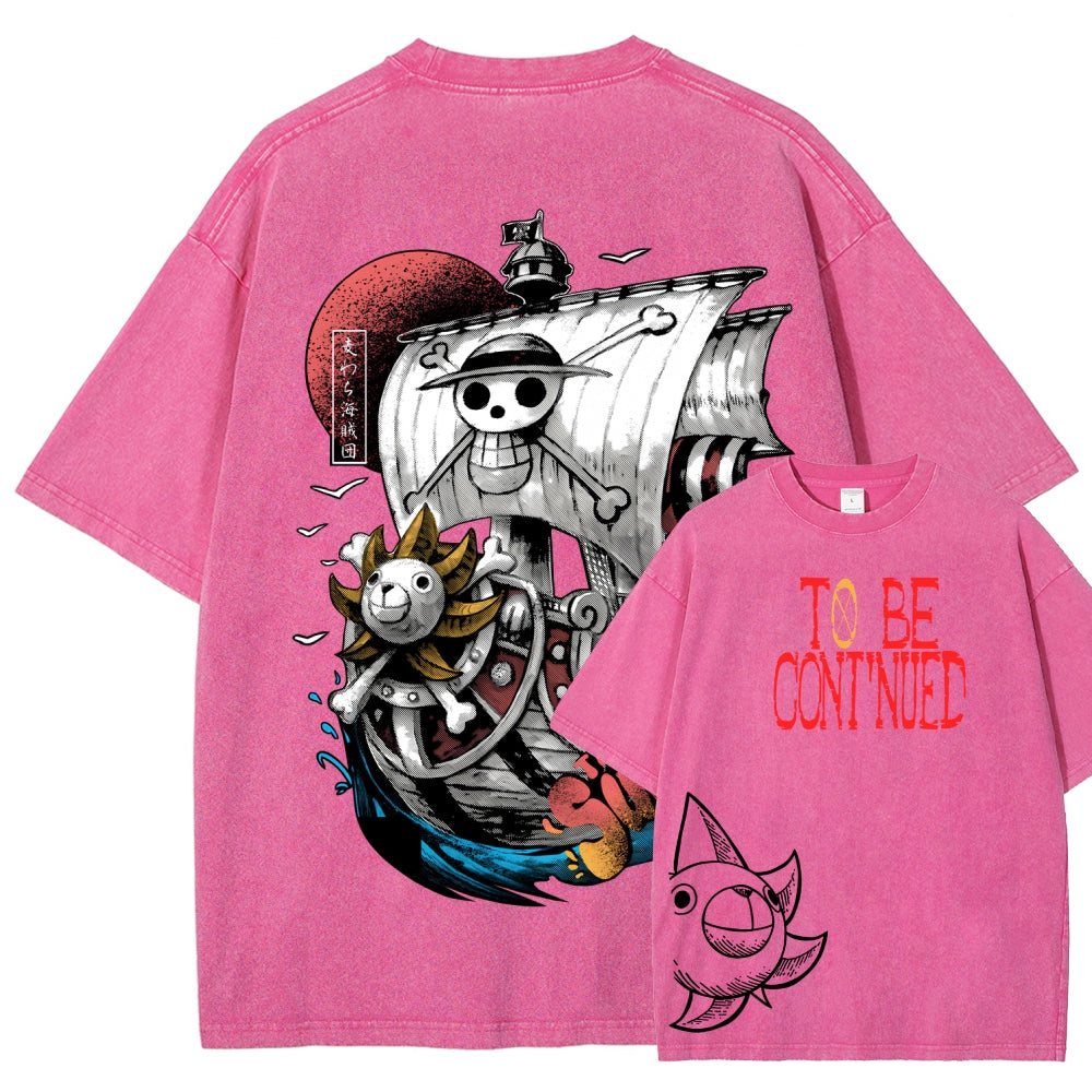 One Piece Unisex Fit Washed T-Shirt 2603000489