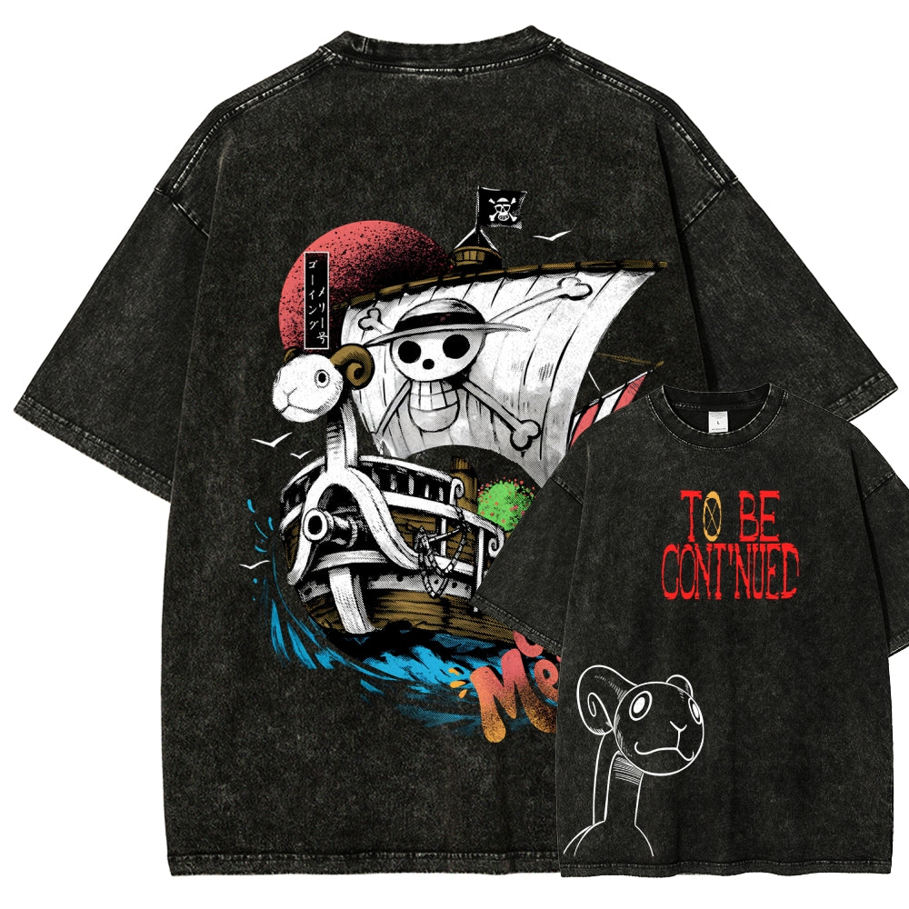 One Piece Unisex Fit Washed T-Shirt 2603000504